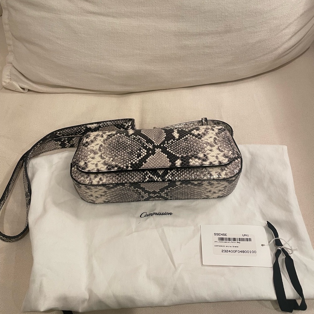 Commission Python leather Crossbody Bag